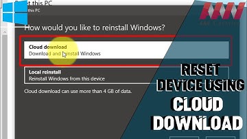 How to Use the Cloud Download Option to Reset Your Windows 10 PC