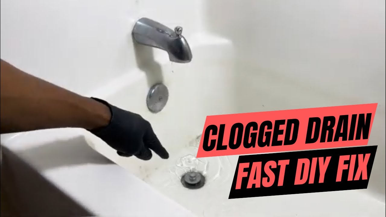 Fast & Easy Way to Clear a Clogged Bathtub (No Plumber Needed!)