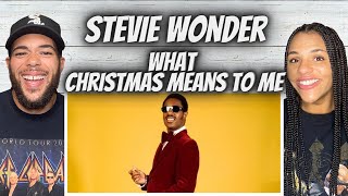 SO FUN!| FIRST TIME HEARING Stevie Wonder  - What Christmas Means To Me REACTION