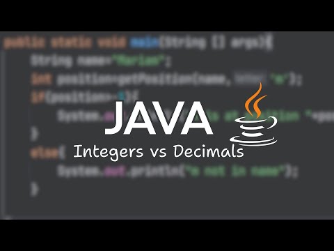 Java Numbers: Integers vs Floating Point