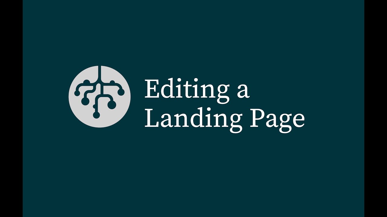 How to Edit a Landing Page in Georgia GovHub