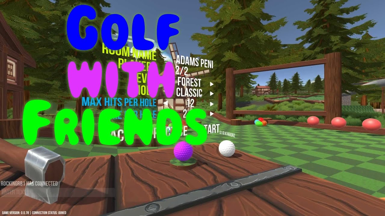 Golf with Friends Comedy Moments w/ BellamyCraft & KingKorz
