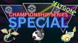 Championship Series Flygon Dunsparce Dubwool team is SPECIAL in PokemonGo!