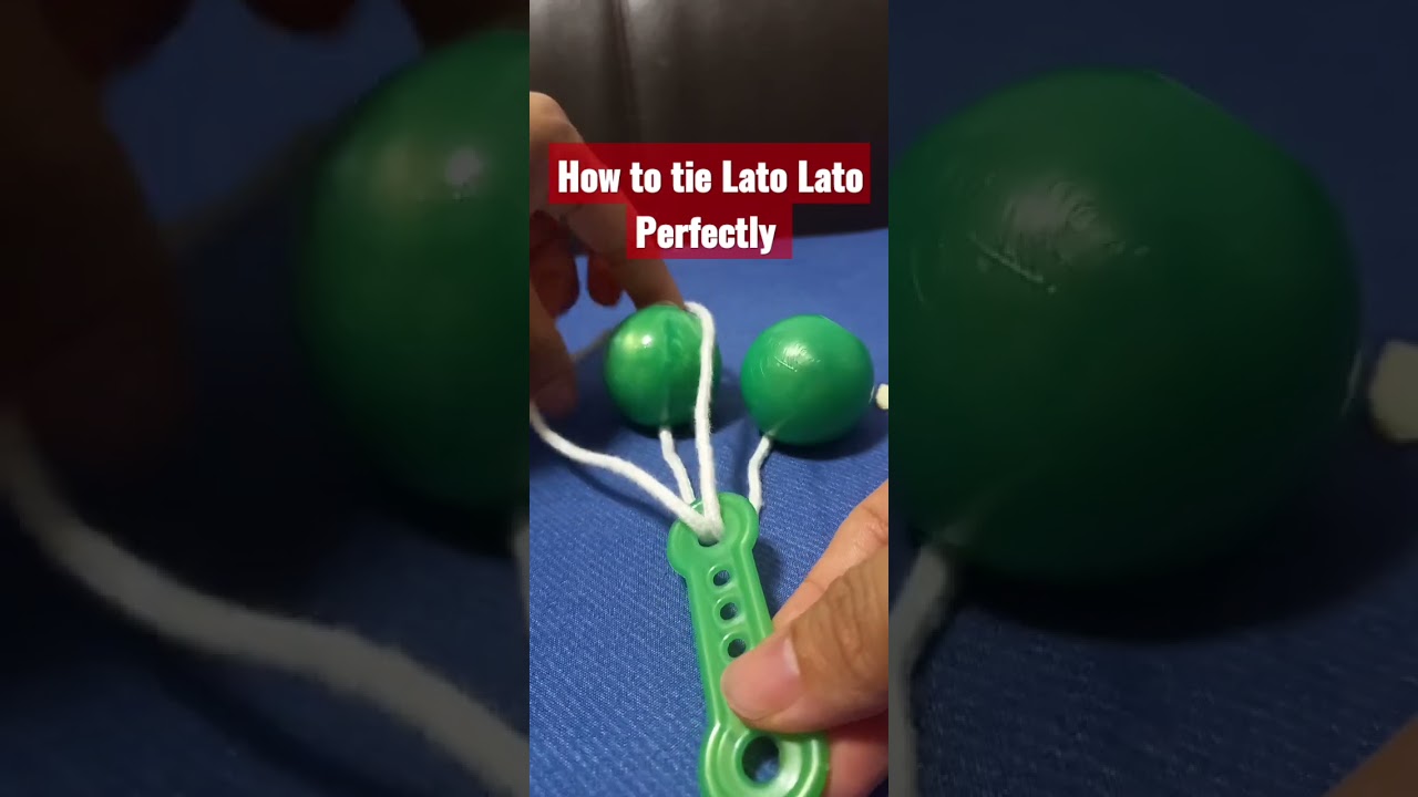 Tie your Lato Lato this way! 