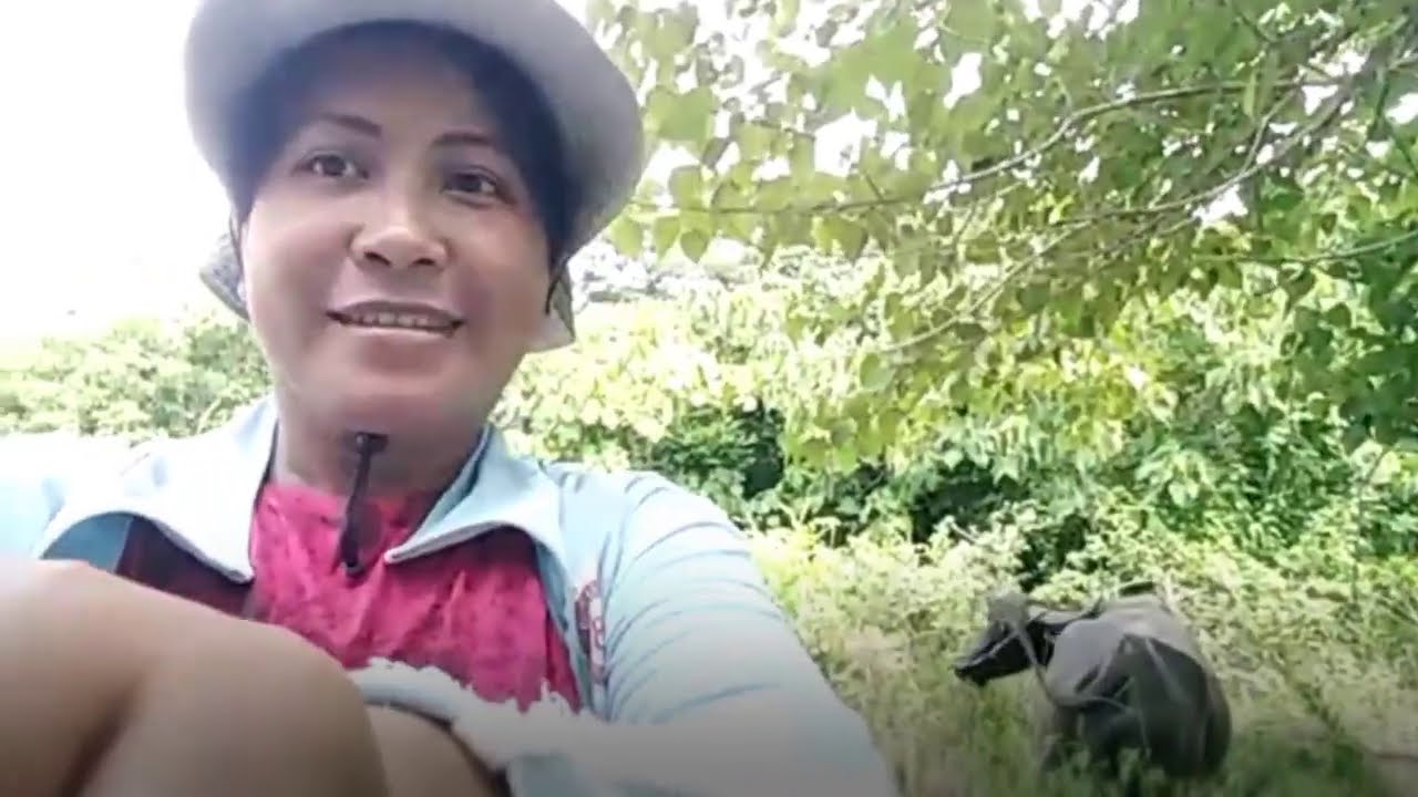 MY FIRST TIME TO RIDE A WATER BUFFALO.