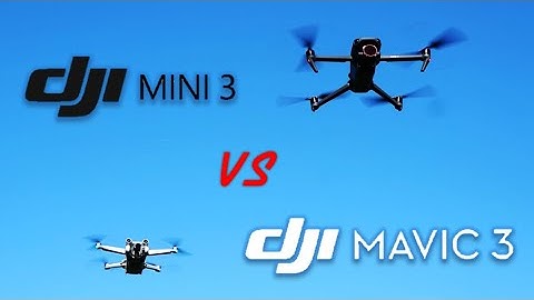 DJI Mini 3 vs. Mavic 3 | Which one can fly longer?