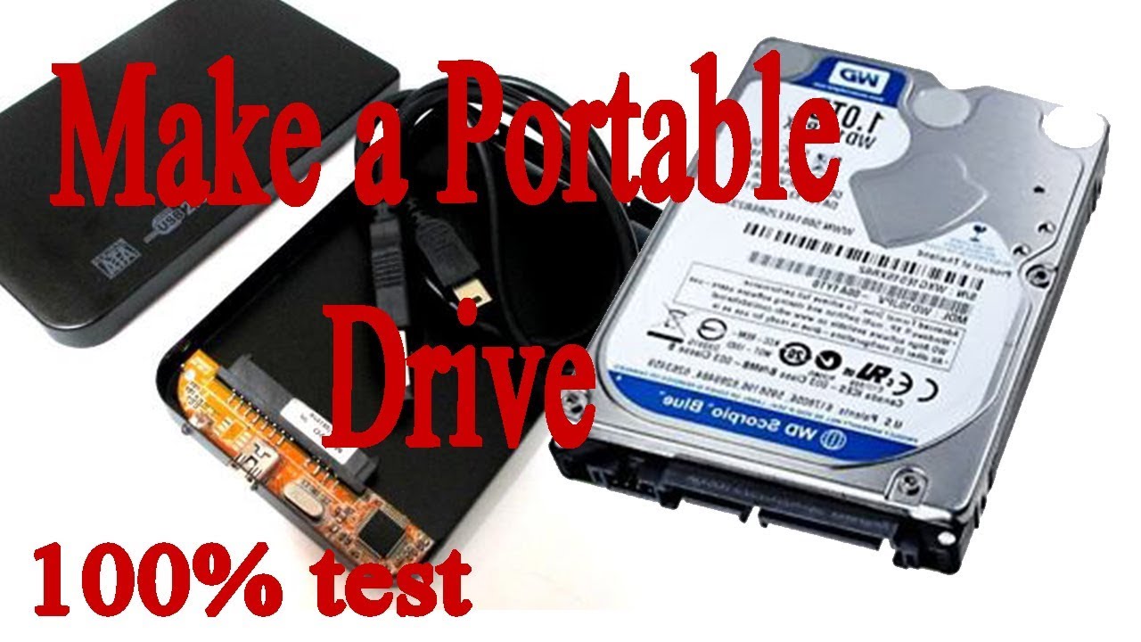 How to Make A Portable Hard Disk - YouTube