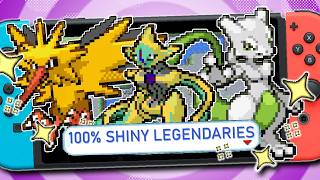 GUARANTEED SHINY LEGENDARIES IN FIRE RED / LEAF GREEN ON THE SWITCH 1 & 2