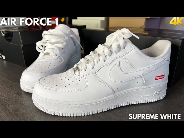 Nike x Supreme Air Force 1 Flax Wheat Gum On Foot Sneaker Review  QuickSchopes 258 Schopes DN1555 200 