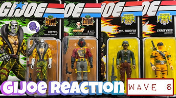 G.I.JOE ReAction / Wave 6 / Python Patrol & Tiger Force / Super7 CARDED Action Figure Review