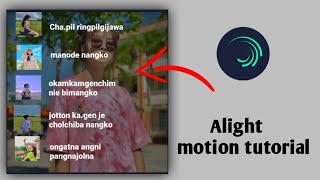 Mai dake alight motion appo text aro photo one video edit ka.gen ll Alight motion tutorial screenshot 3