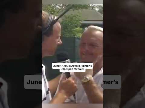 Remembering Arnold Palmer's final U.S. Open 🥹