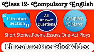 Class 12 English Literature | One-Shot Video for All Chapters | 20 Marks Sure Shot | NEB 2081 | NL screenshot 3