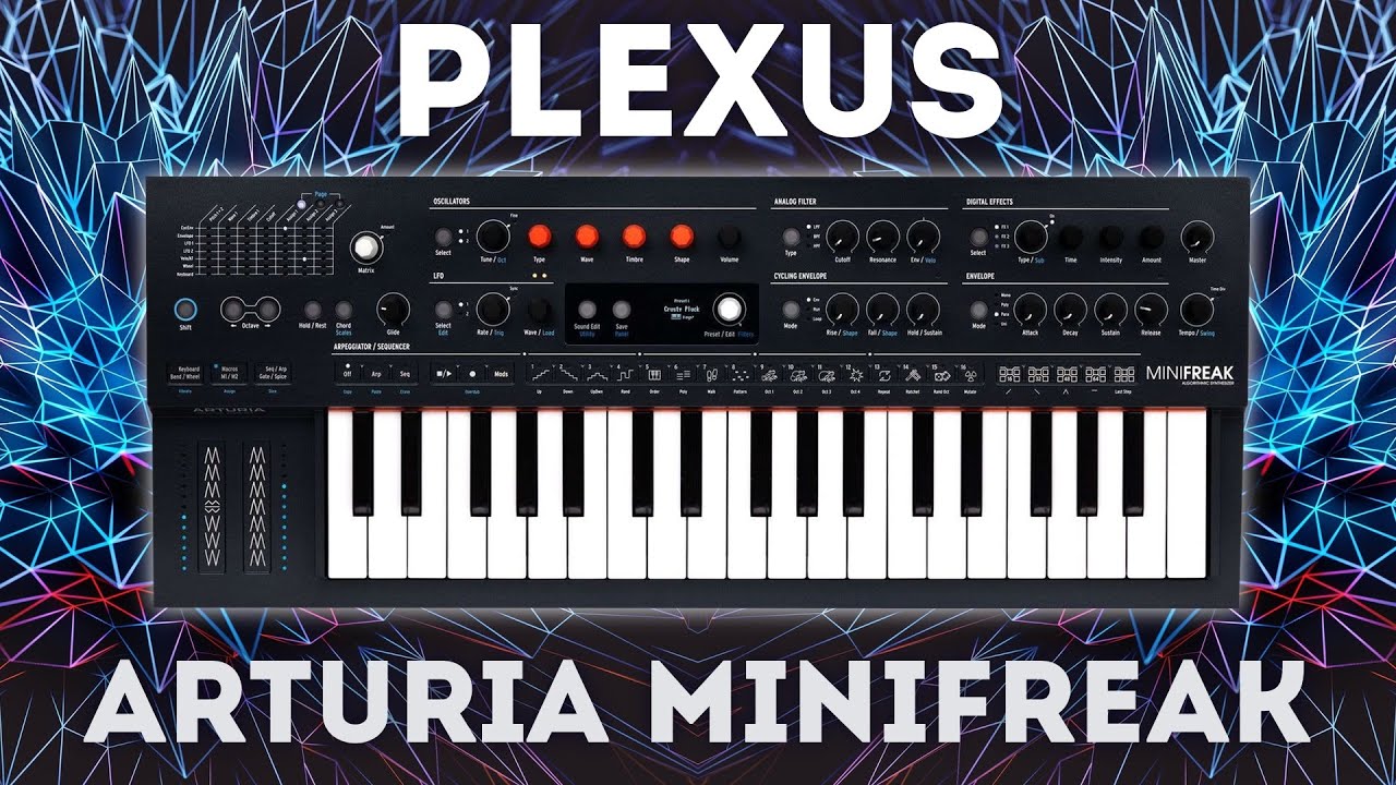 Arturia Minifreak - "Plexus" 40 Arpeggios and Sequences (Soundset)
