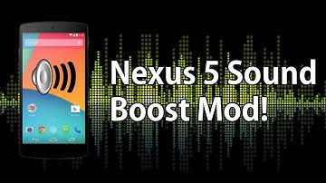 Volume Boost Sound Mod for Nexus 5! Speakers and Headphones
