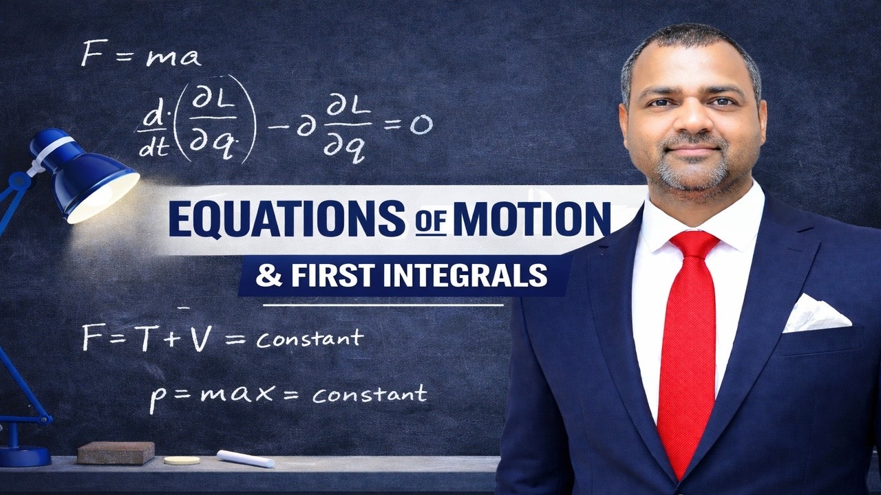 Equations of Motion & First Integrals | Classical Mechanics - YouTube