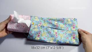 How to make a tissue cover | Diy easy sewing tissue cover | Sewing tutorial