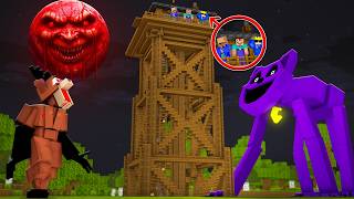 Build To Survive The Famous Scary Monsters In Minecraft..
