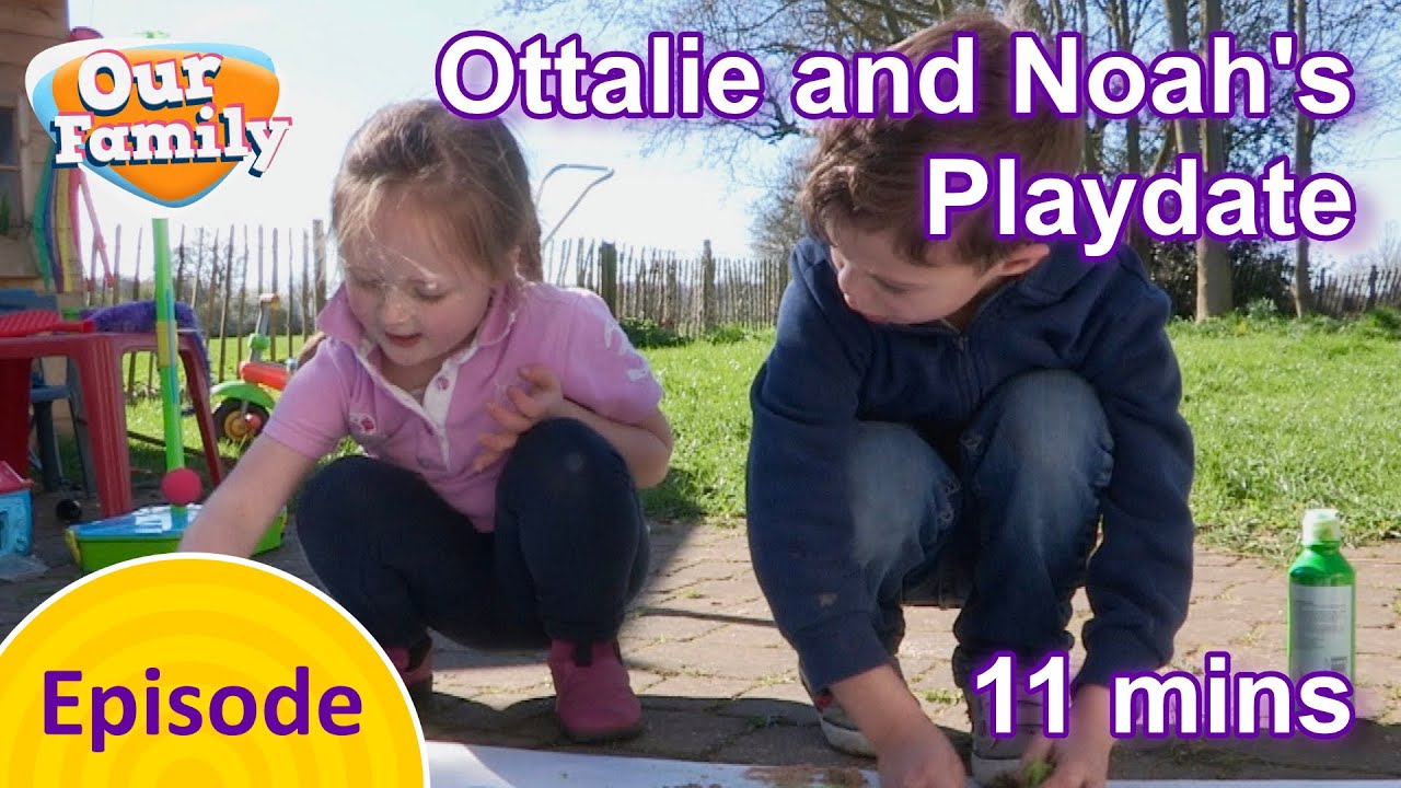 Ottalie and Noah's Playdate | OUR FAMILY FULL EPISODES | CBEEBIES