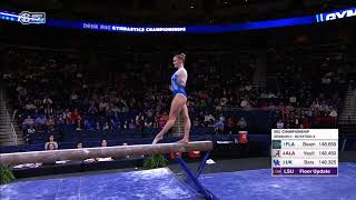 Riley Mccusker Beam Florida Sec Championships 2023 9.900