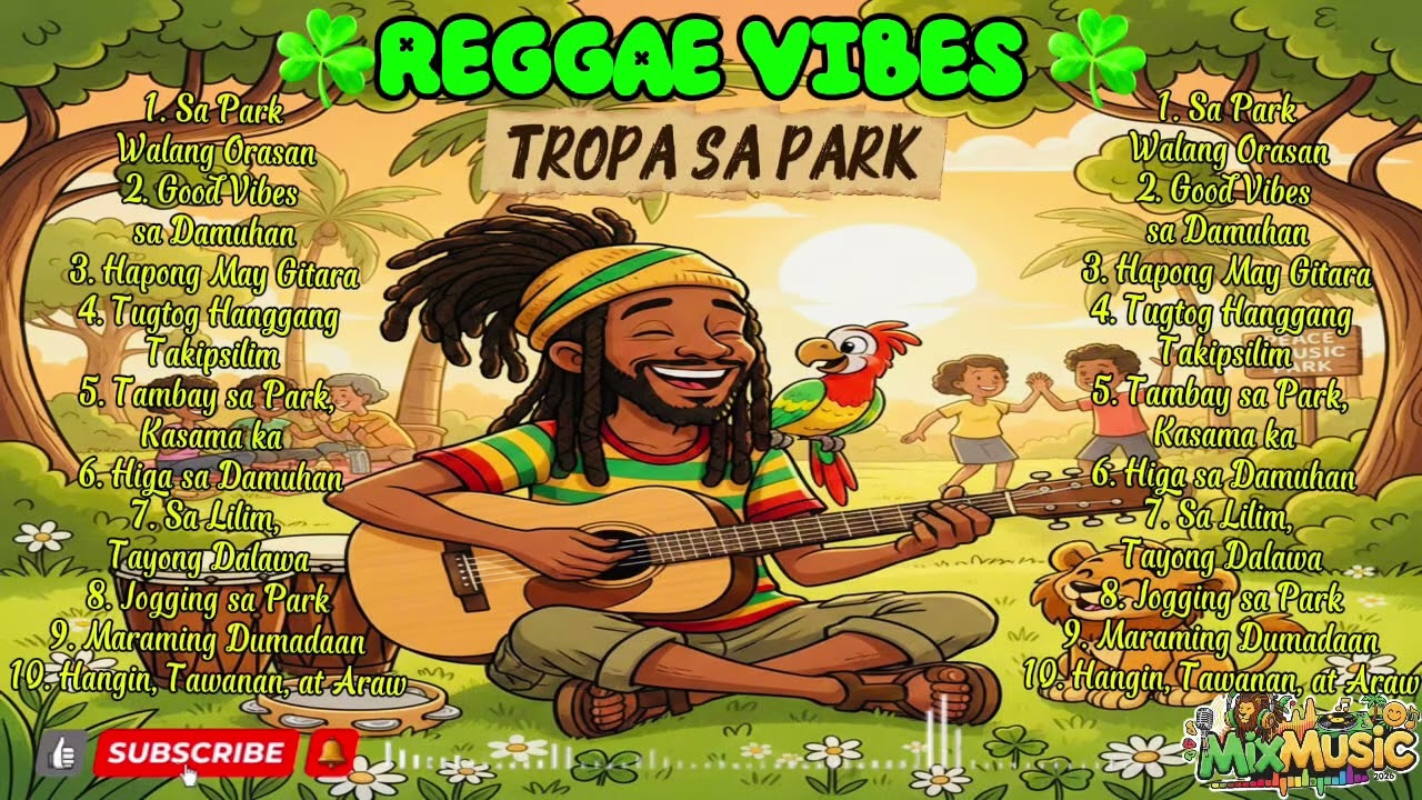 TROPA SA PARK  ☘️REGGAE VIBES☘️ New Chill Relaxing Roots Reggae Rap Music - Tropang Tambay sa Park