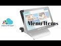 Menu items  oracle micros simphony pos training and support