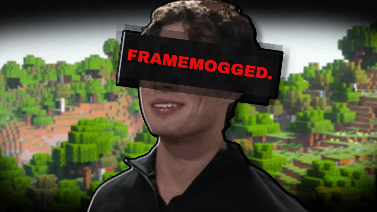 FRAMEMOGGING CLAVICULAR IN MINECRAFT - YouTube