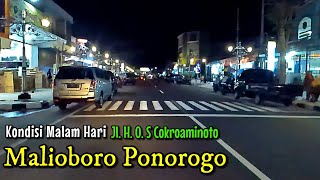Nighttime Atmosphere of MALIOBORO PONOROGO | Rapid Development of the City of Reog 2021