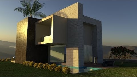 Sketchup Speed Build Modern House#4