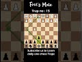 Fools mate #chess #chesstraps #chesstricks #magnus #gukesh #checkmate