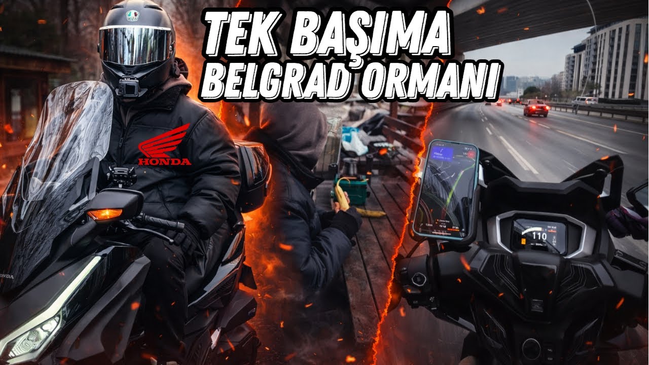 ŞEHİRDEN KAÇIŞ | BELGRAD ORMANI | HONDA FORZA 250