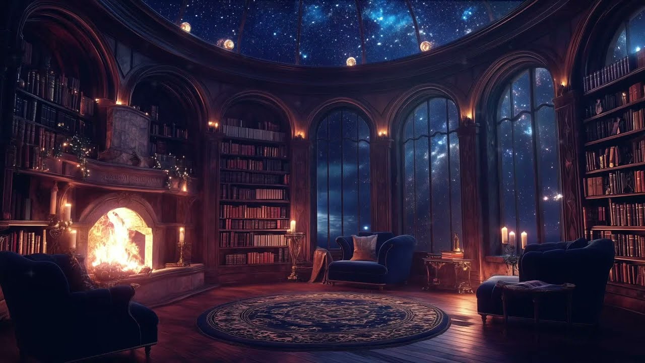 📚✨ Ravenclaw Common Room Ambience | Magical Fantasy Music for Reading & Studying 🔮📖