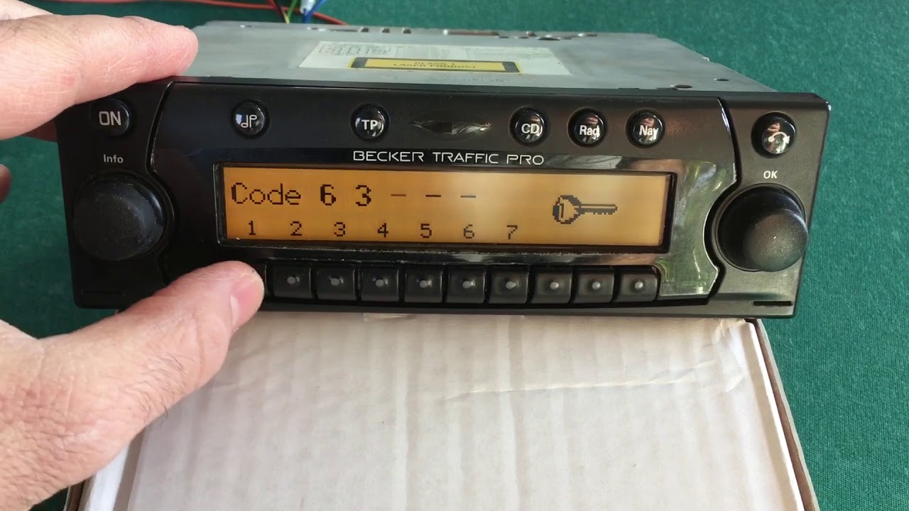 Becker Traffic Pro BE 4720 - YouTube