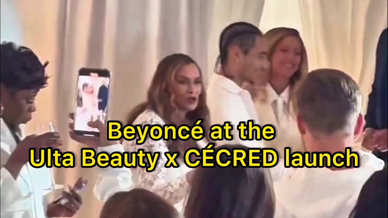 Beyoncé at the Ulta Beauty & CÉCRED launch - YouTube
