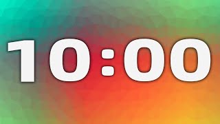 10 Minute Timer With Ticking & Alarm at The End | Countdown 10 Minutes | Digital Timer | Cool Timer