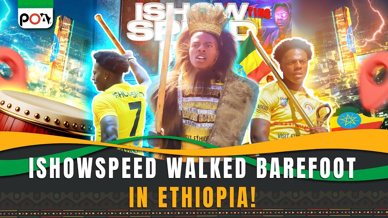 Почему IShowSpeed ​​ходил босиком в Эфиопии? Что больше всего его впечатлило в Аддис-Абебе?