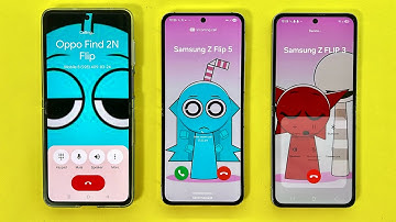 Incoming & Outgoing Call Flip phones Samsung Z Flip5, OPPO Find N2 Flip, Samsung Z Flip3 | SPRUNKI 
