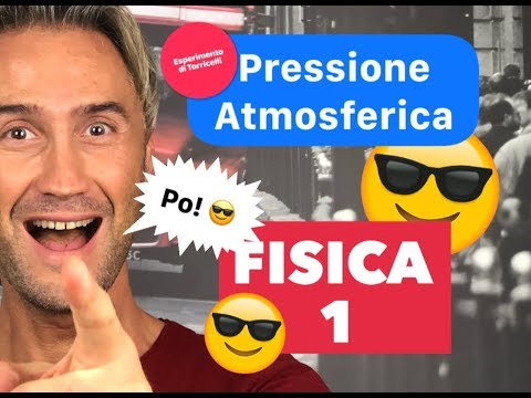 PRESSIONE ATMOSFERICA, esperienza torricelli, esperimento torricelli, pressione torricelli