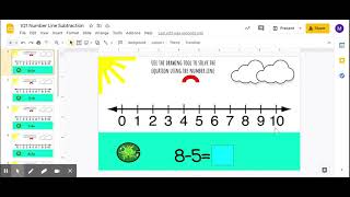 1/21 Number Line Subtraction - Google Slides