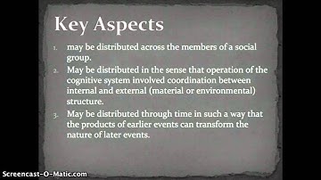 Distributed Cognition