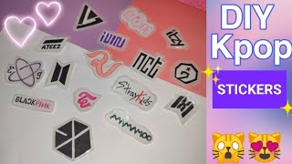 DIY KPOP STICKERS!!!😍💖 screenshot 4