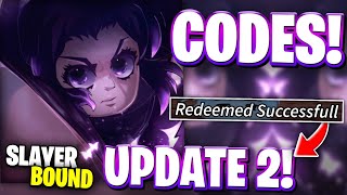 ☁️UPD 2! ALL OF THE NEWEST UPDATE 2 CODES FOR SLAYERBOUND! ROBLOX SLAYERBOUND CODES Net Worth