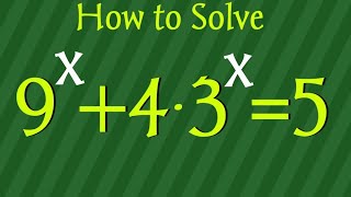 A High school Exponential Equation | Can You Solve For x? @ShittuMathematicsClass01