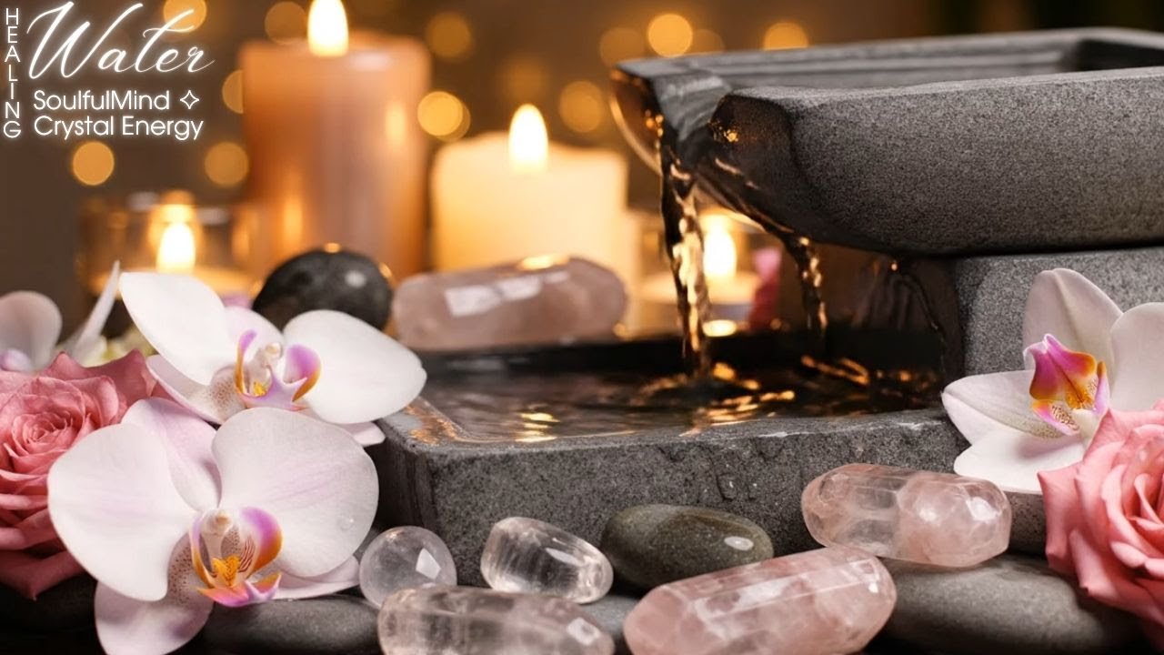 Healing Water 💧& Crystal Energy 💎| Deep Sleep & Calm Mind