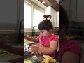 4year old Making Healthy popsicles for kids