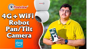 4G+WiFi Robot Pan/Tilt Monitoring Camera || 3 Mp Smart 360° CCTV Camera /4g + pan tilt Wifi camera