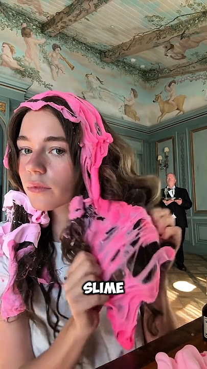 Rambut gadis ini terjebak Slime😲❤️