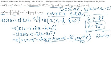 w12 ch 11.4~11.5 Linear Models and Estimation by Least Squares