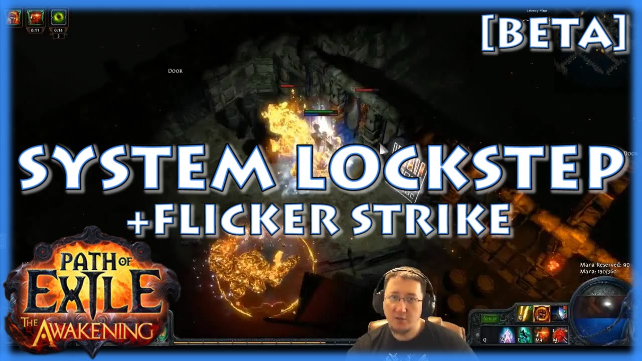 Path of Exile: Lockstep system + Flicker strike [Beta testy] - YouTube