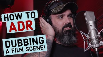 How to ADR a Film (Automated Dialogue Replacement Tutorial & Dubbing Recording for Movies)